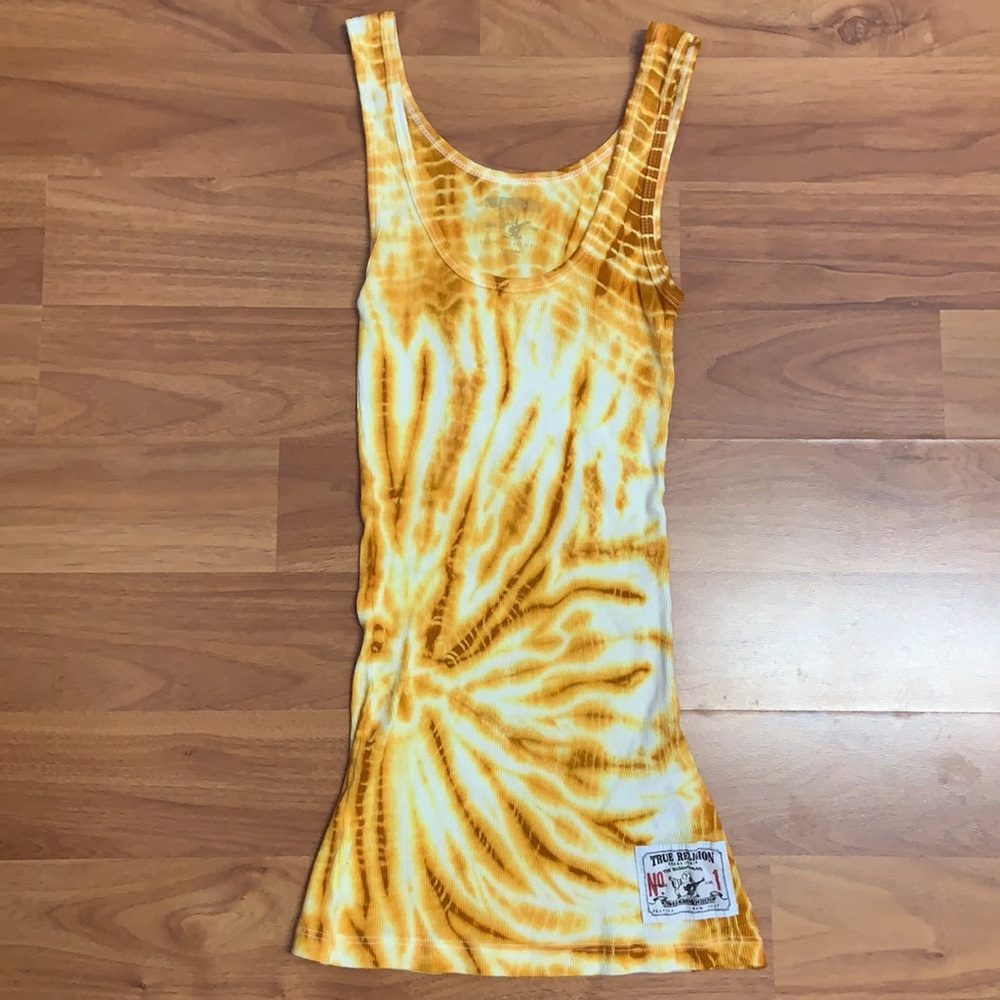 NWOT Original True Religion Tie Dyed Tank Top